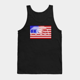 USA 3D Flag Tank Top